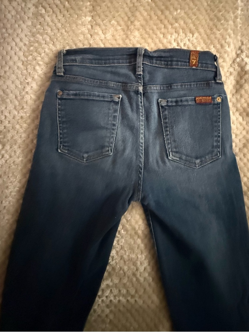 7 For All Mankind The Slim Cigarette Jeans Sz 25 - Picture 12 of 12